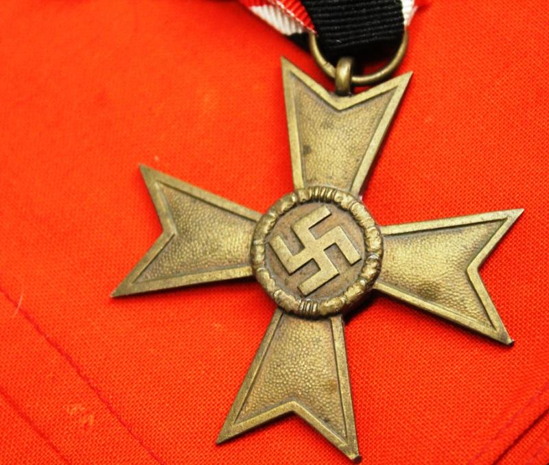 WW2 original German War Merit Cross 2nd Class without Swords (Kriegsverdienst Kreuz 2. Klasse ohne Schwerter),