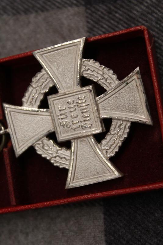 WW2 German 25 Years,Long service,Civil Service Faithful Service Medal with genuine case.