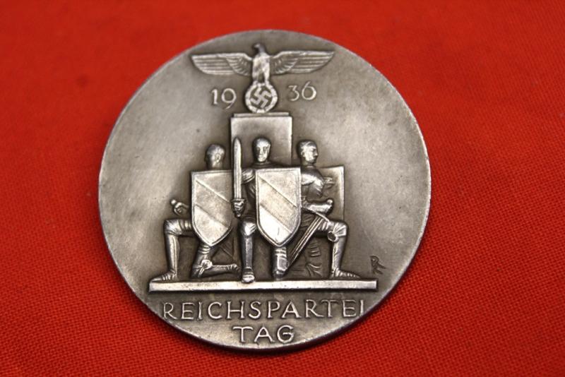 1936 Party Day Badge, Numberg, Balmberger Numberg