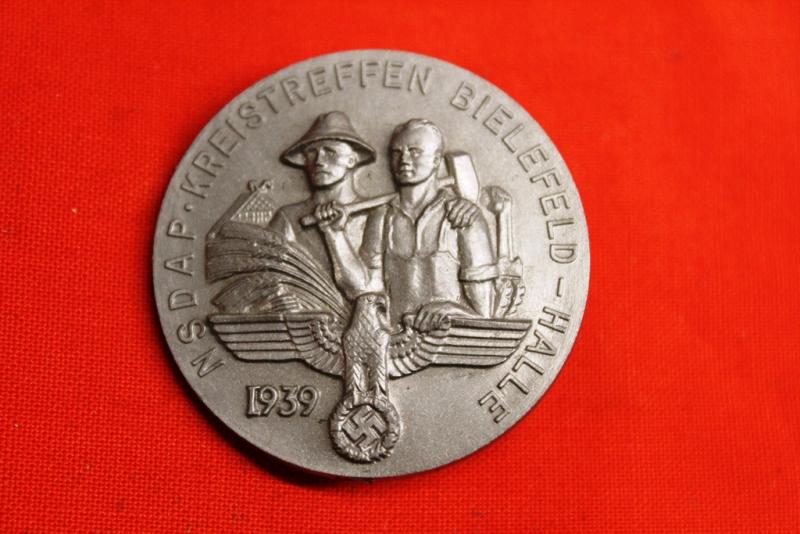 1939 NSDAP KREISTREFFEN STEINFURT Day badge, Tinnie
