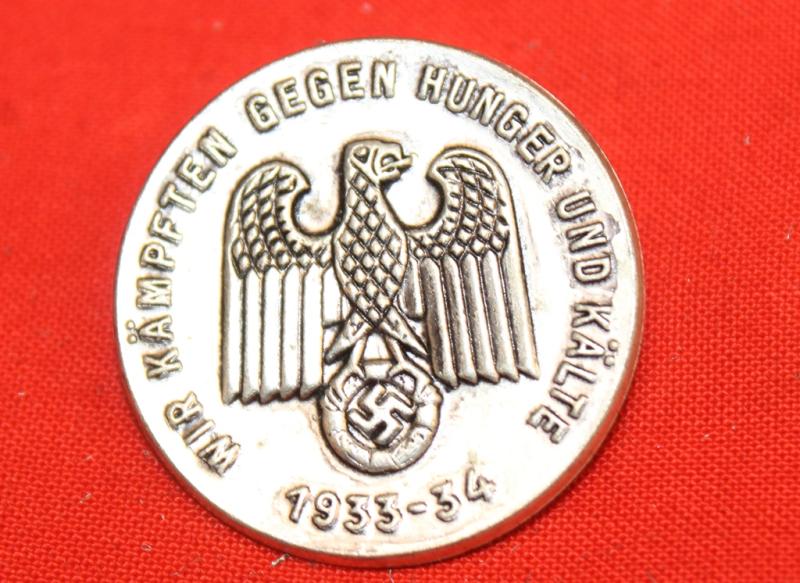 1933-34, WINTERHILFSWERK ,WHW Badge