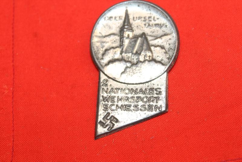 German 3rd Reich 2. NATIONALES WEHRSPORT SCHIESSEN Badge