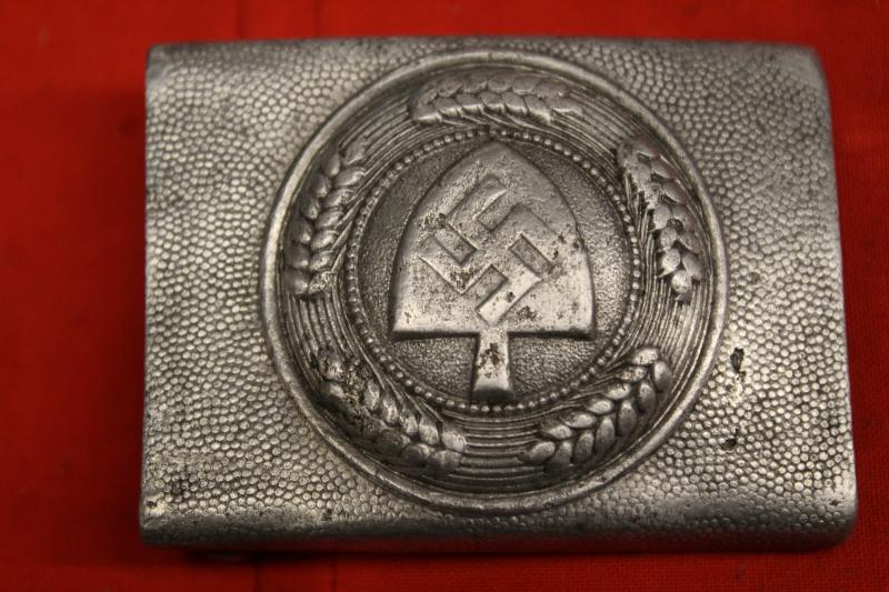 WW2 German RAD ( Reichs Arbeits Dienst) aluminum belt buckle
