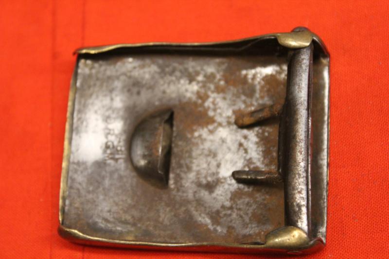 3rs Reich EXTREMELY RARE early SA Brass Belt Buckle marked STABIL DRGM