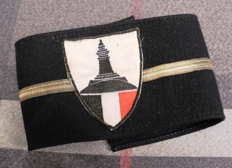 3rd Reich Deutscher Reichskriegerbund Leader's Armband