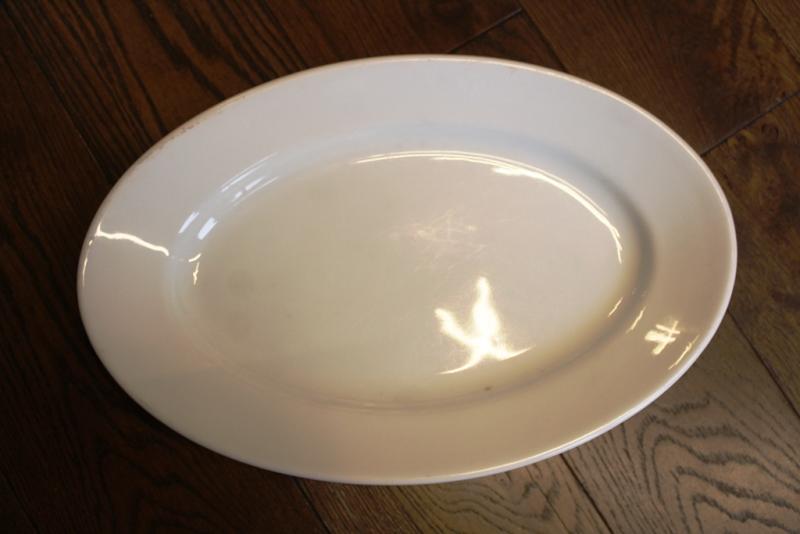 WW2 German Wehrmacht Mess Hall porcelain big platter, 1940 dated VGC for age