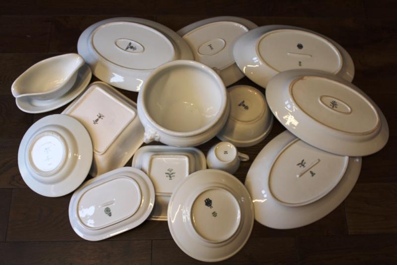 WW2 German KRIEGSMARINE Mess Hall big porcelain ovall platter,