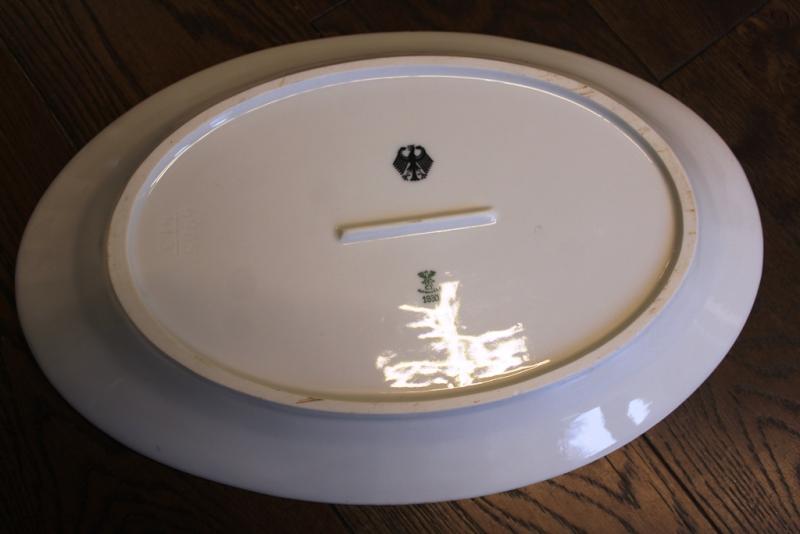 German Reichswehr Mess Hall big oval platter, 1930