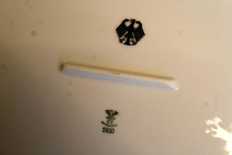 German Reichswehr Mess Hall big oval platter, 1930