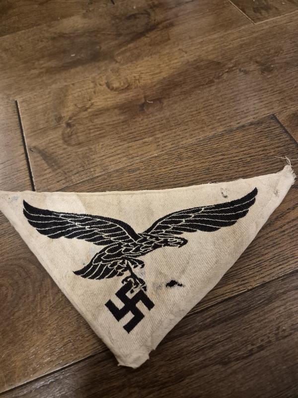WW2 German Luftwaffe sport vest Eagle in well used condition