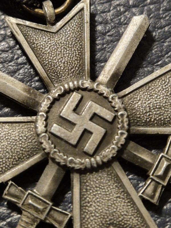 WW2 German Silver Cross with Swords (Kriegsverdienstkreuz mit Schwertern)