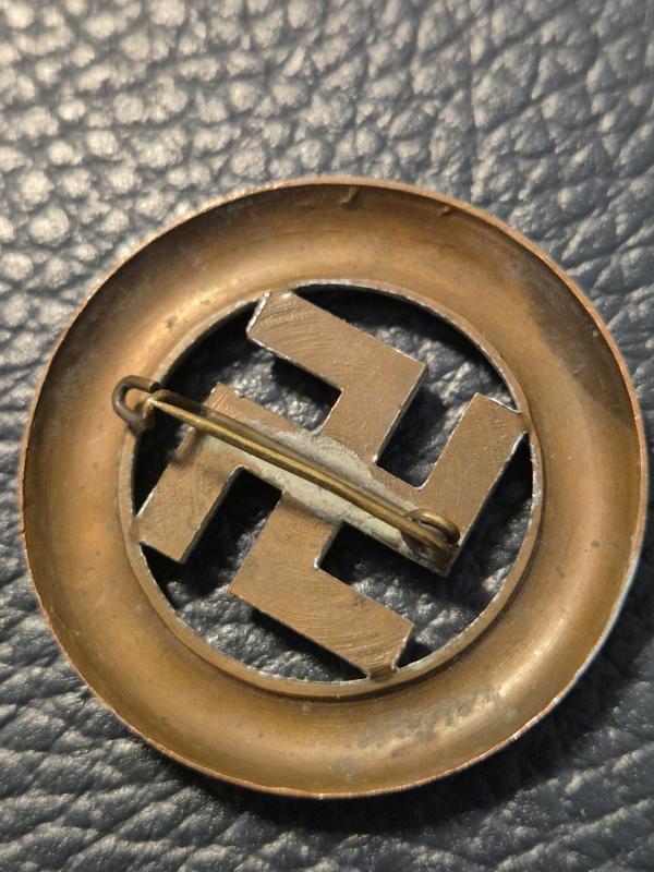 RARE original German NAZI time 1933 Gau München badge